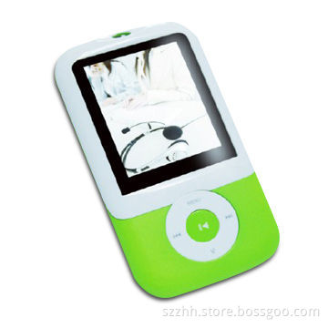 1.8 Inches TFT MP4 Player with Built-in Stereo FM Radio and Speaker, 256MB to 8GB Memory Capacity